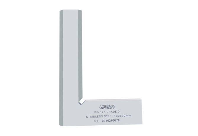 Угольник поверочный лекальный со скошенной кромкой класс 0 100x70мм (4790-1000) INSIZE