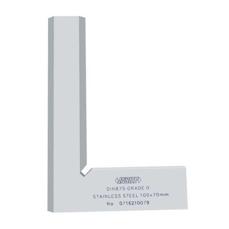 Угольник поверочный лекальный со скошенной кромкой класс 0 100x70мм (4790-1000) INSIZE
