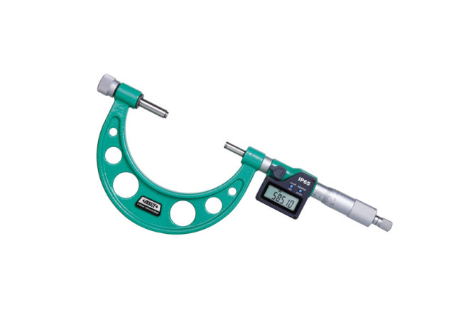 Микрометр цифровой 0-100мм 0.001мм IP65 со сменными наконечниками (3506-100A) INSIZE