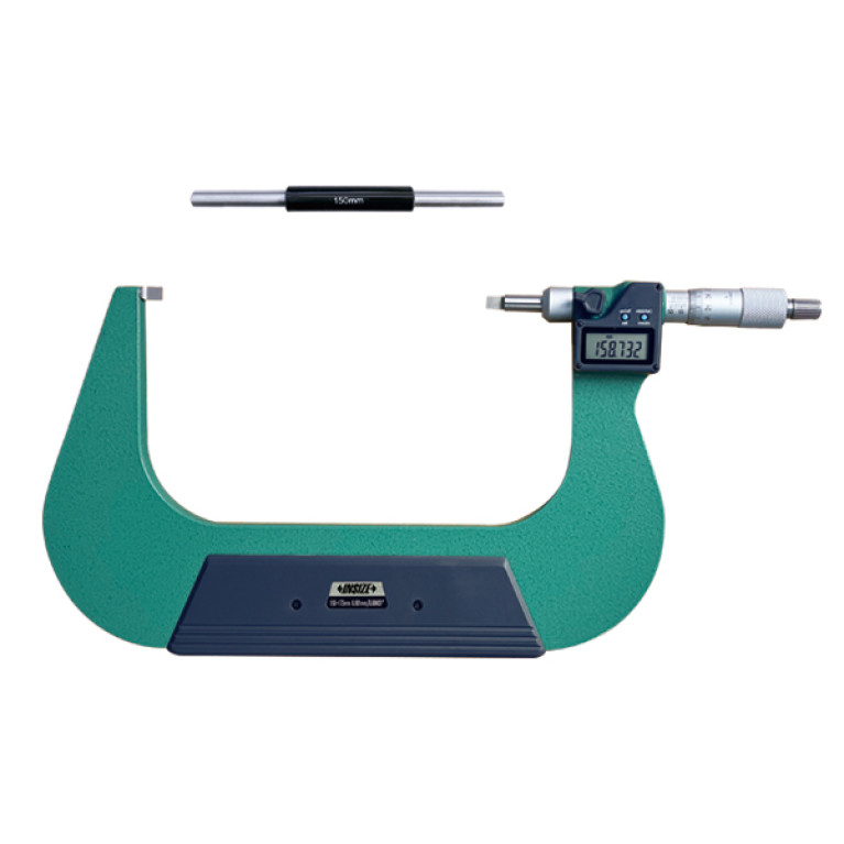 Микрометр цифровой с лезвийными губками с невращающимся шпинделем 150-175мм 0.001мм (3532-175A) INSIZE