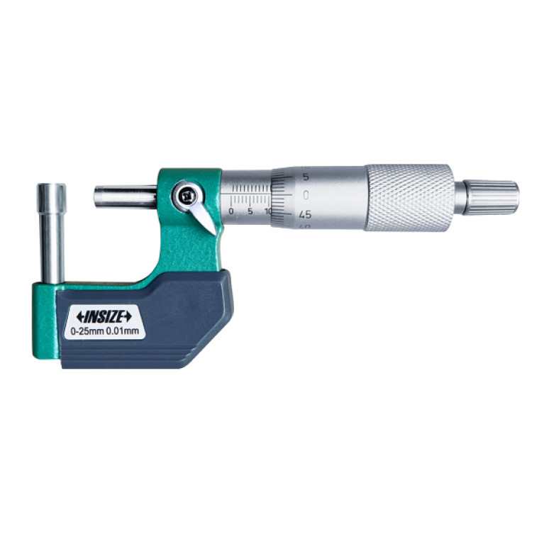 Микрометр трубный 0-25мм 0.01мм наконечник 8.0x27.5мм (3261-25CA) INSIZE