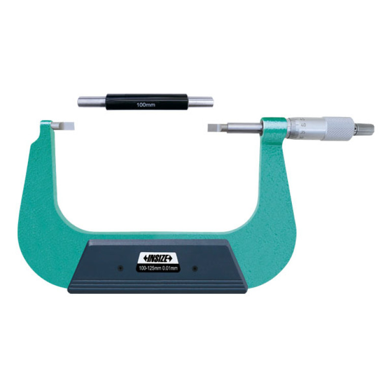 Микрометр с лезвийными губками с невращающимся шпинделем 100-125мм 0.01мм (3232-125A) INSIZE