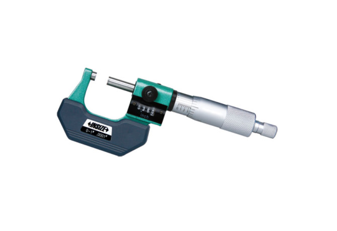 Микрометр гладкий со счетчиком 0-25мм 0.01мм (3400-25) INSIZE