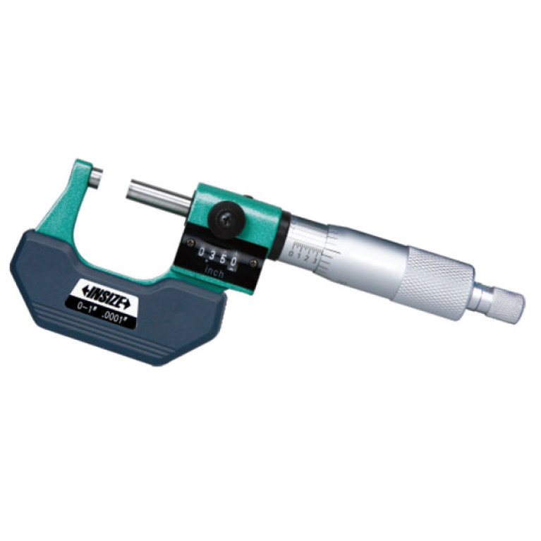 Микрометр гладкий со счетчиком 0-25мм 0.01мм (3400-25) INSIZE