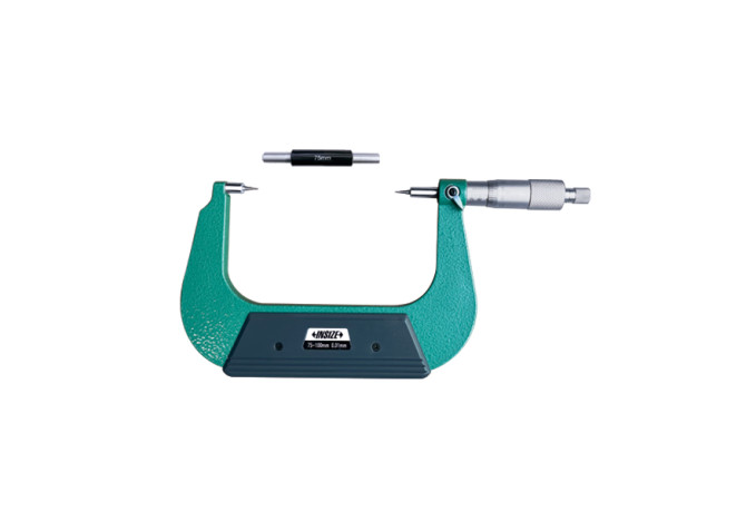 Микрометр с точечным контактом 15° 75-100мм 0.01мм (3230-100BA) INSIZE