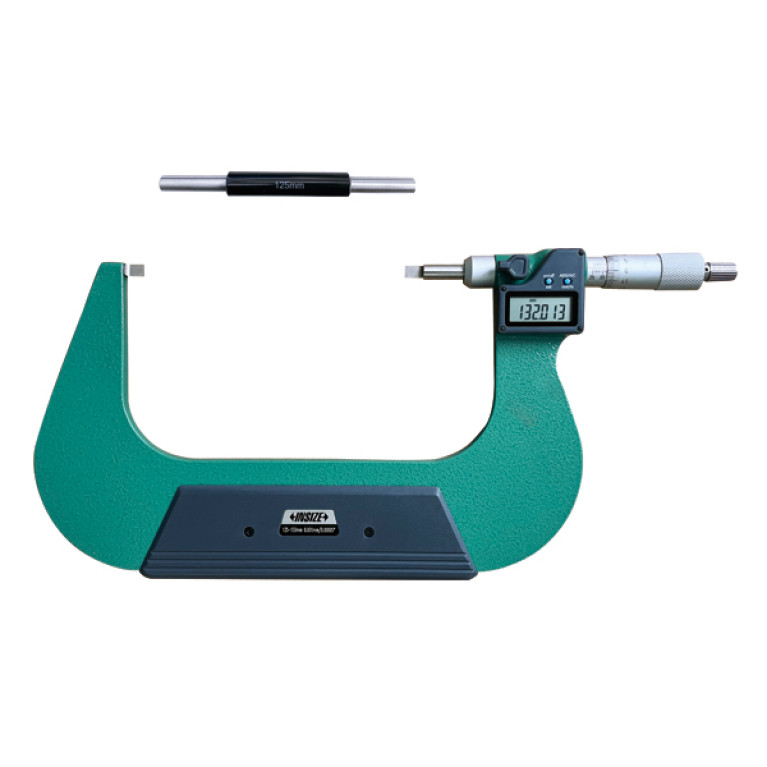 Микрометр цифровой с лезвийными губками с невращающимся шпинделем 125-150мм 0.001мм (3532-150A) INSIZE