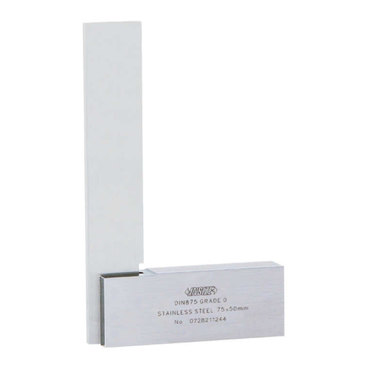 Угольник поверочный лекальный с широким основанием класс 0 75x50мм (4792-75) INSIZE