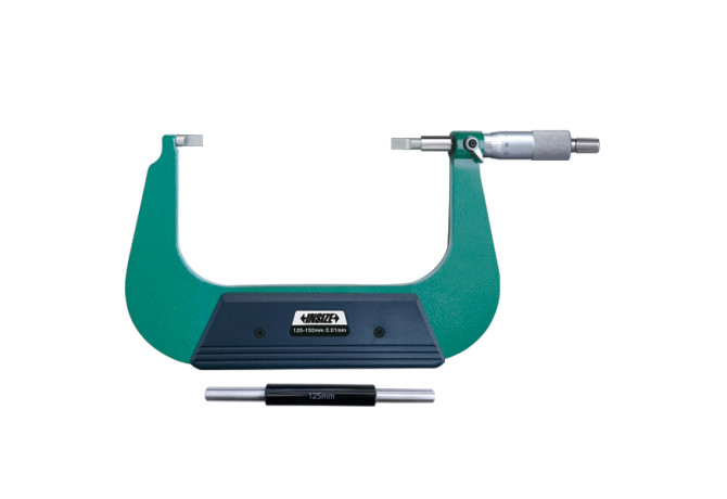 Микрометр с лезвийными губками с невращающимся шпинделем 125-150мм 0.01мм (3232-150A) INSIZE