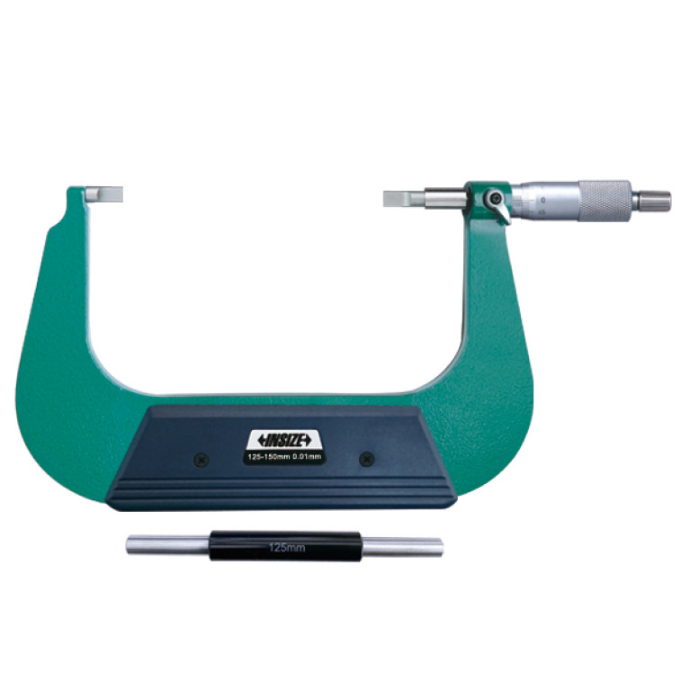 Микрометр с лезвийными губками с невращающимся шпинделем 125-150мм 0.01мм (3232-150A) INSIZE