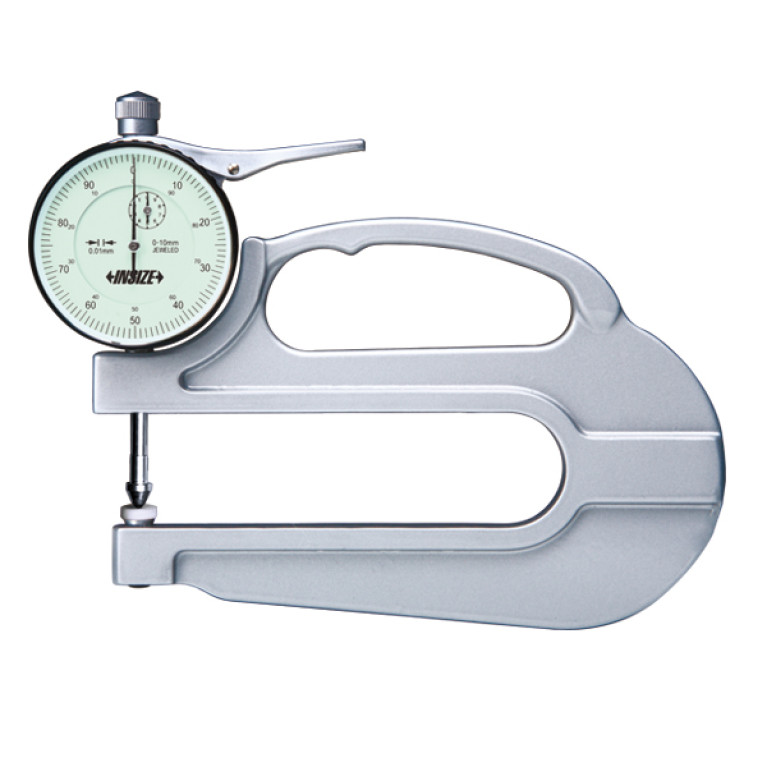 Толщиномер индикаторный со сферическим наконечником 0-10мм 0.01мм (2365-10B) INSIZE