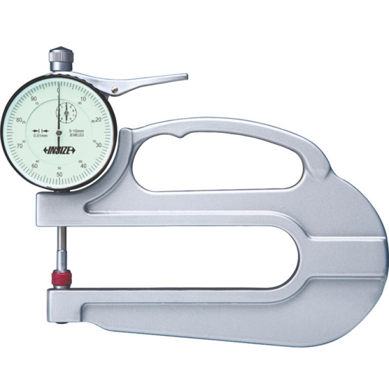 Толщиномер индикаторный со сферическим наконечником 0-20мм 0.01мм (2365-20B) INSIZE