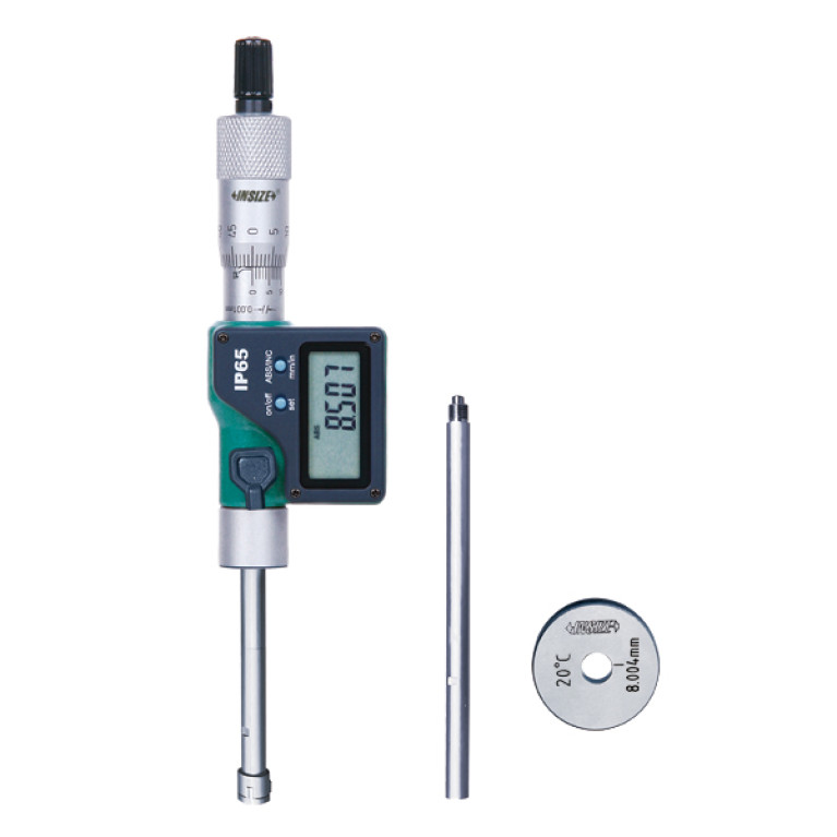 Нутромер цифровой трехточечный 8-10мм 0.001мм IP65 (3127-10) INSIZE