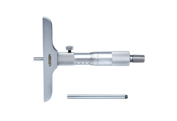 Глубиномер микрометрический 50мм 0.01мм (3240-50) INSIZE