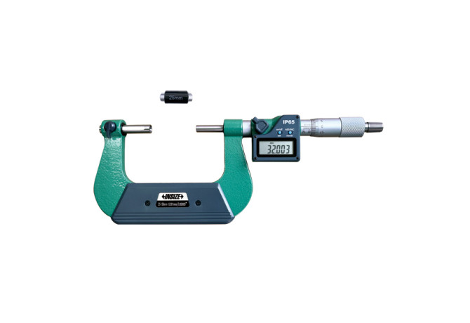 Микрометр цифровой для измерения диаметра зубчатых колес 25-50мм 0.001мм (3591-50A) INSIZE