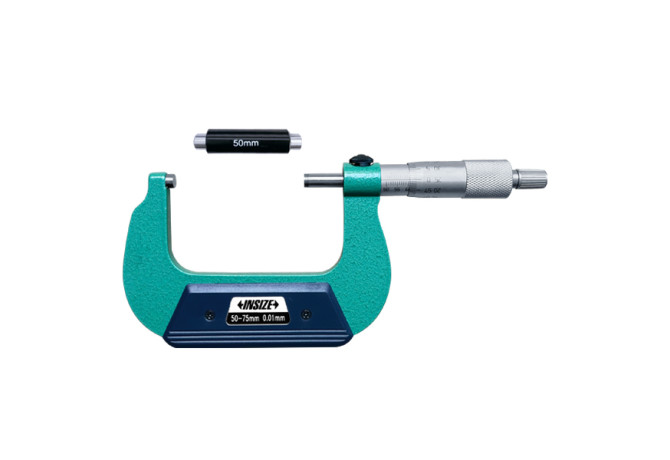 Микрометр гладкий для левшей 50-75мм 0.01мм (3236-75B) INSIZE