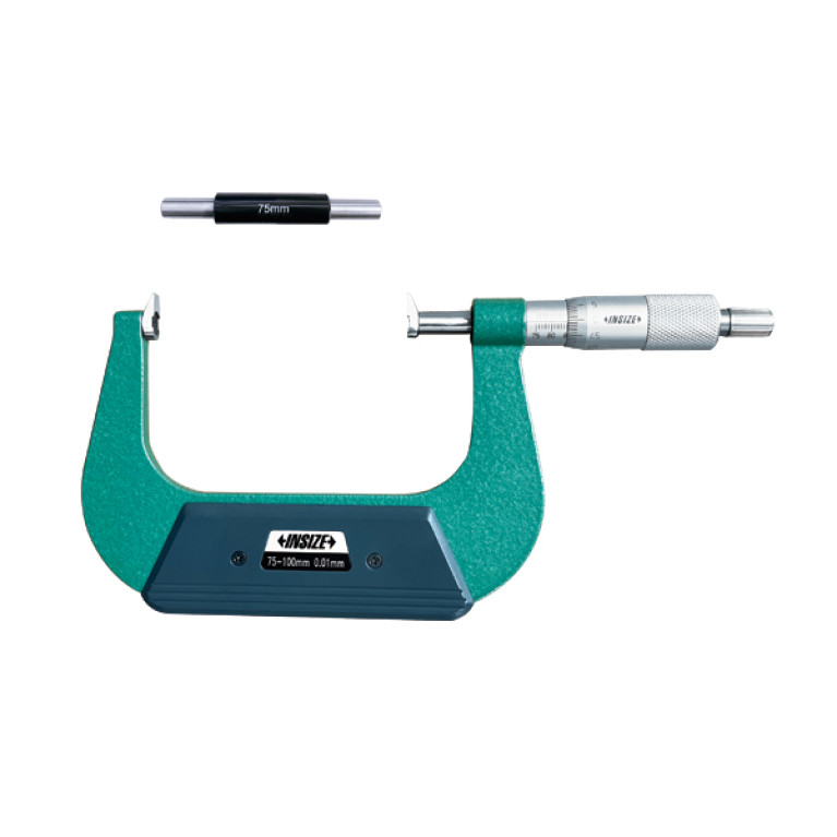 Микрометр с удлиненными губками 75-100мм 0.01мм (3283-100A) INSIZE