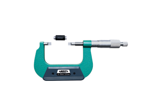 Микрометр с лезвийными губками с невращающимся шпинделем 25-50мм 0.01мм (3232-50BA) INSIZE