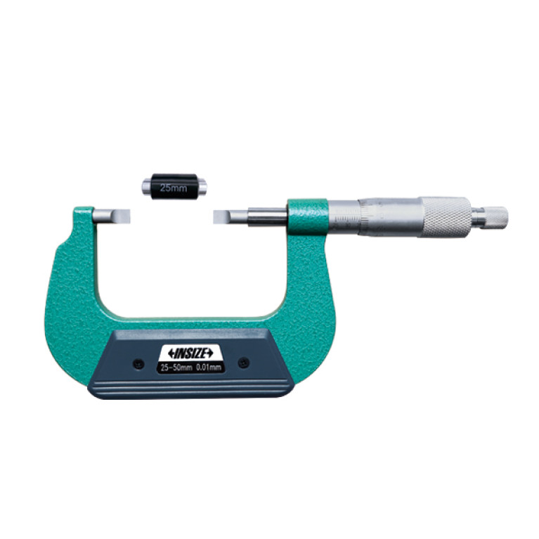 Микрометр с лезвийными губками с невращающимся шпинделем 25-50мм 0.01мм (3232-50BA) INSIZE
