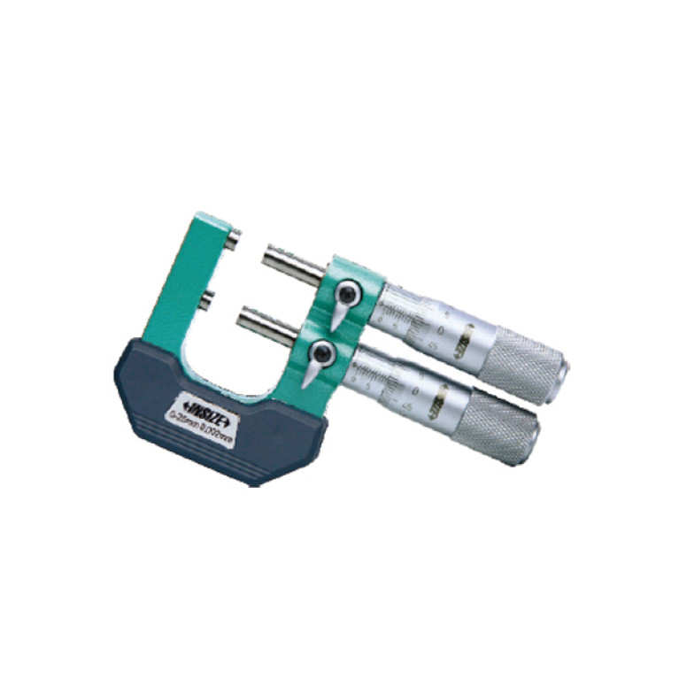 Микрометр предельный двухшкальный 0-25мм 0.002мм (3235-25A) INSIZE