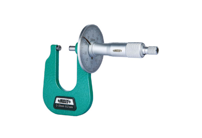 Микрометр для листового металла 0-50мм 0.01мм глубина рамки 100мм (3263-50A) INSIZE