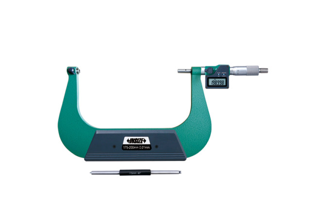 Микрометр резьбовой цифровой 175-200мм 0.001мм (3581-200A) INSIZE