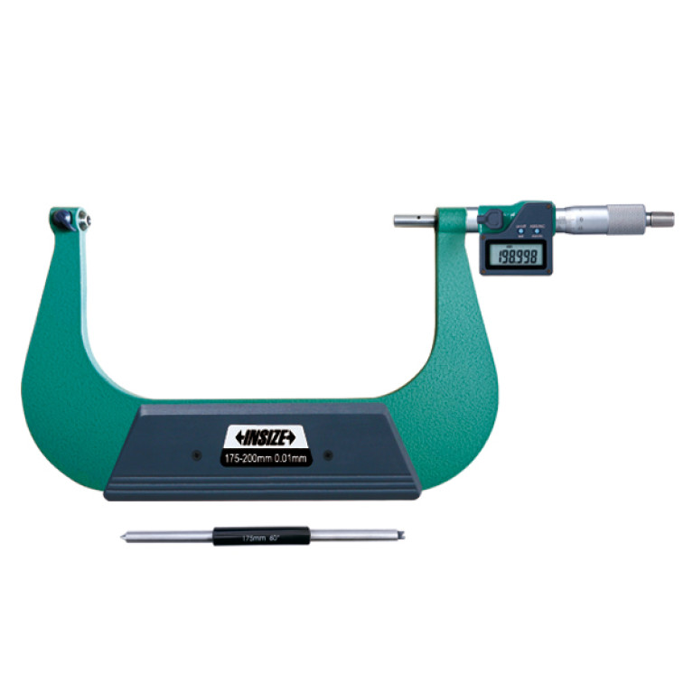 Микрометр резьбовой цифровой 175-200мм 0.001мм (3581-200A) INSIZE