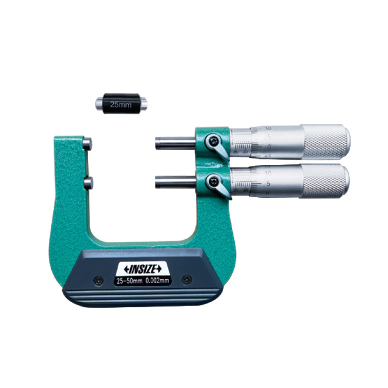 Микрометр предельный двухшкальный 25-50мм 0.002мм (3235-50A) INSIZE