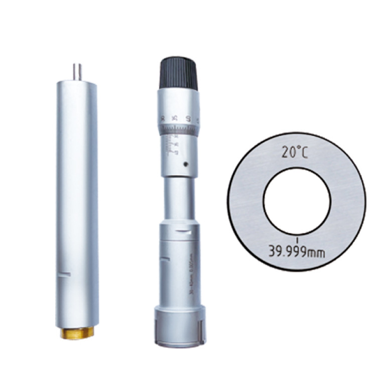 Нутромер микрометрический трехточечный 30-40мм 0.005мм (3227-40) INSIZE