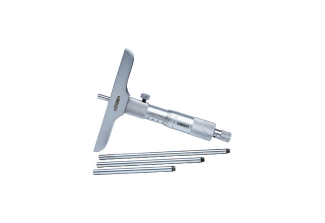 Глубиномер микрометрический 25мм 0.01мм со сферическим наконечником (3240-25S) INSIZE