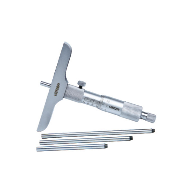 Глубиномер микрометрический 25мм 0.01мм со сферическим наконечником (3240-25S) INSIZE