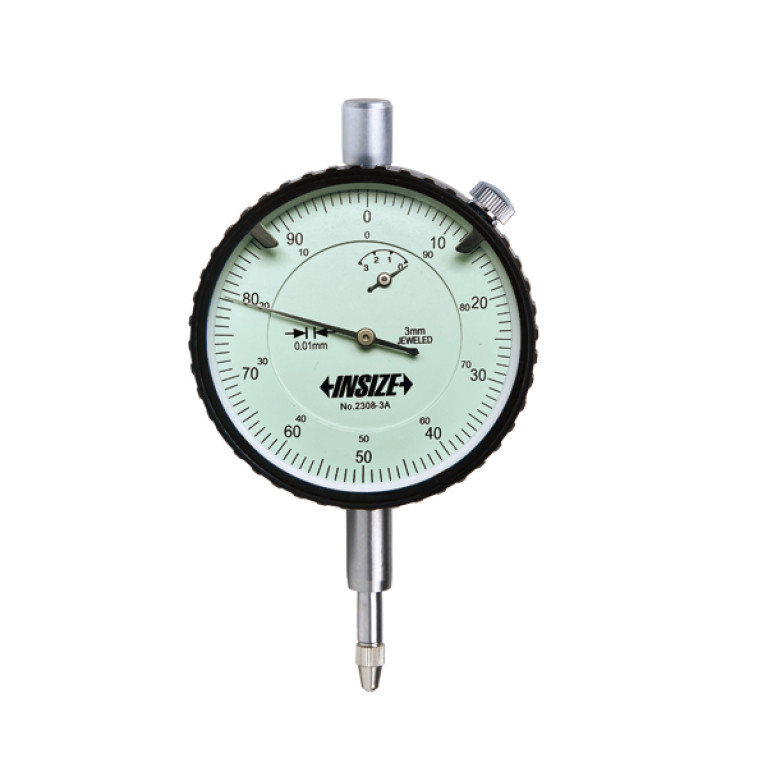 Индикатор часового типа с проушиной 3мм 0.01мм (2308-3A) INSIZE