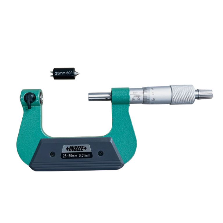 Микрометр резьбовой 25-50мм 0.01мм (3281-50A) INSIZE