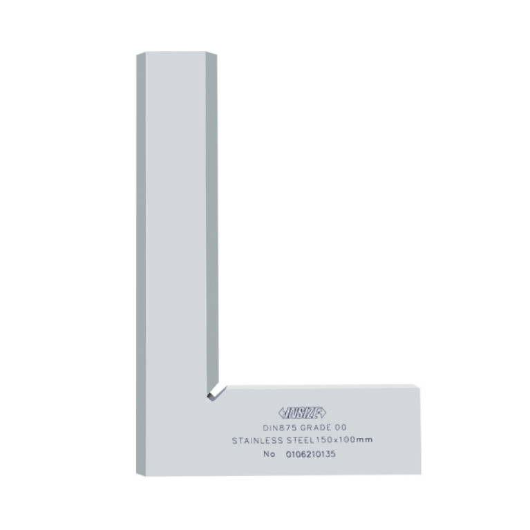 Угольник поверочный лекальный со скошенной кромкой класс 00 150x100мм (4790-0150) INSIZE