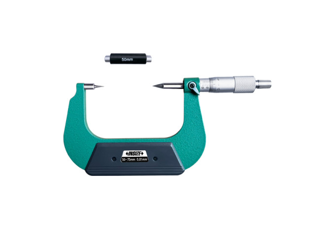 Микрометр с точечным контактом 15° 50-75мм 0.01мм (3230-75BA) INSIZE