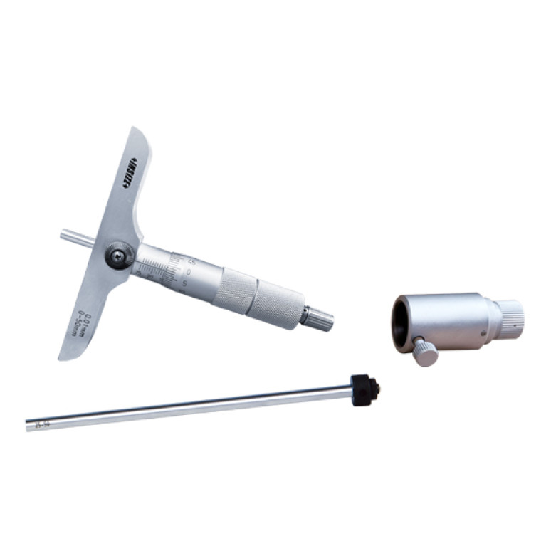 Глубиномер микрометрический 50мм 0.01мм (3241-50) INSIZE