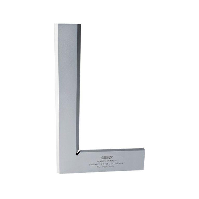 Угольник поверочный лекальный со скошенной кромкой класс 0 250x165мм (4790-2500) INSIZE