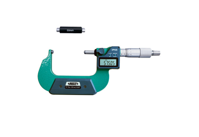 Микрометр трубный цифровой со сферической пяткой 50-75мм 0.001мм (3560-75SA) INSIZE
