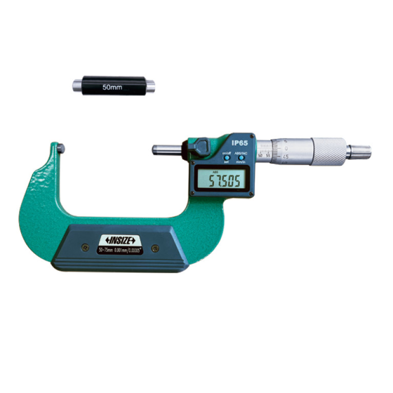 Микрометр трубный цифровой со сферической пяткой 50-75мм 0.001мм (3560-75SA) INSIZE