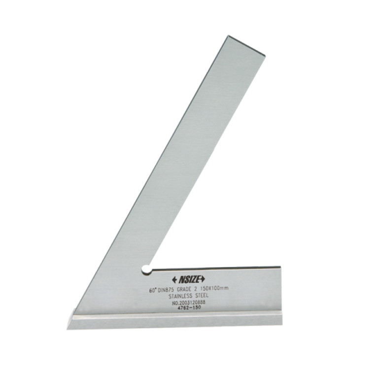 Угольник поверочный лекальный 60° 150x100мм (4762-150) INSIZE