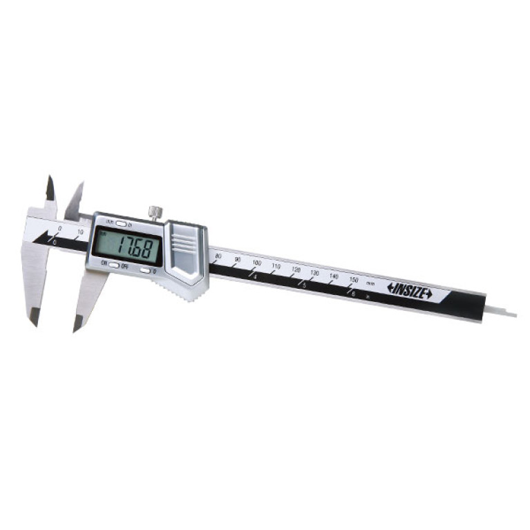Штангенциркуль цифровой 150мм 0.01мм вылет губок 40мм цинковый корпус (1114-150AW) INSIZE