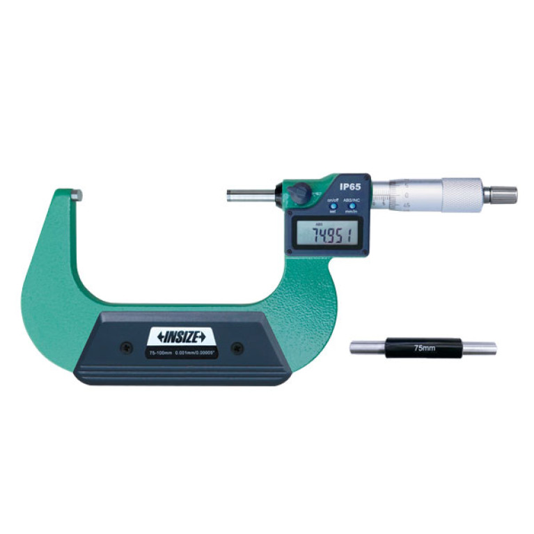 Микрометр цифровой 75-100мм 0.001мм IP65 (3108-100A) INSIZE