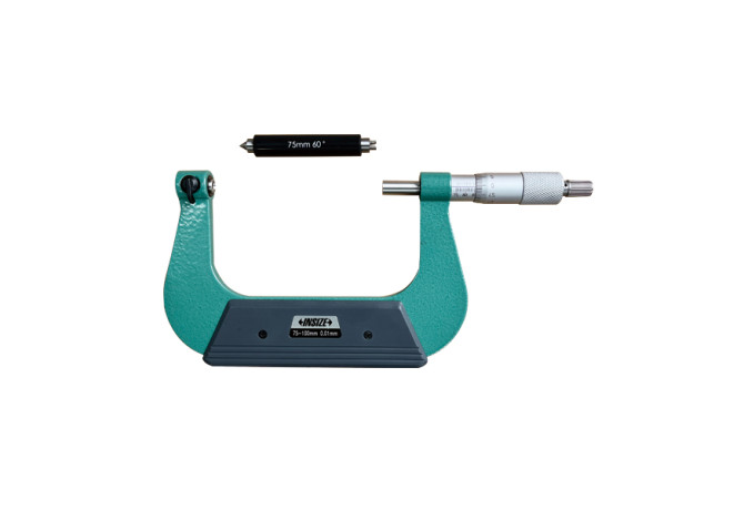 Микрометр резьбовой 75-100мм 0.01мм (3281-100A) INSIZE