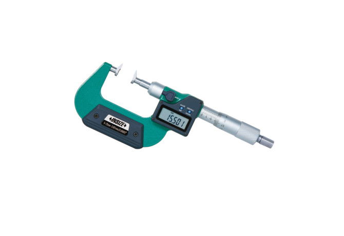 Микрометр цифровой с удлиненными губками 175-200мм 0.001мм (3583-200A) INSIZE