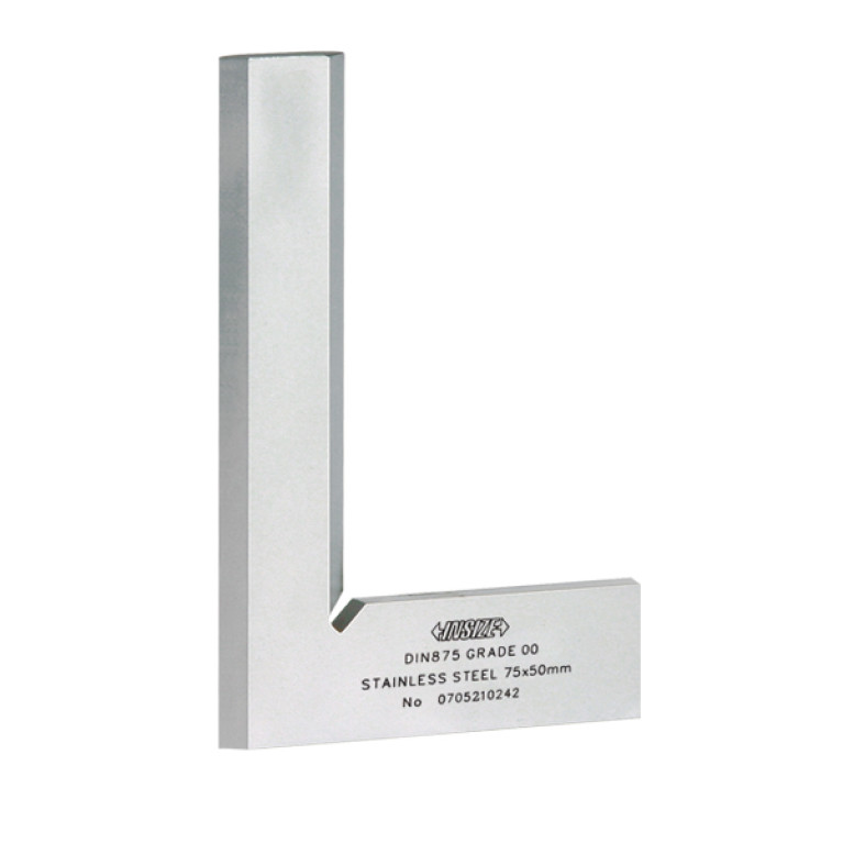 Угольник поверочный лекальный со скошенной кромкой класс 00 75x50мм (4790-075) INSIZE