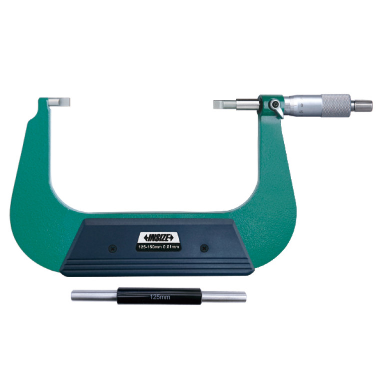 Микрометр с лезвийными губками с невращающимся шпинделем 125-150мм 0.01мм (3232-150BA) INSIZE