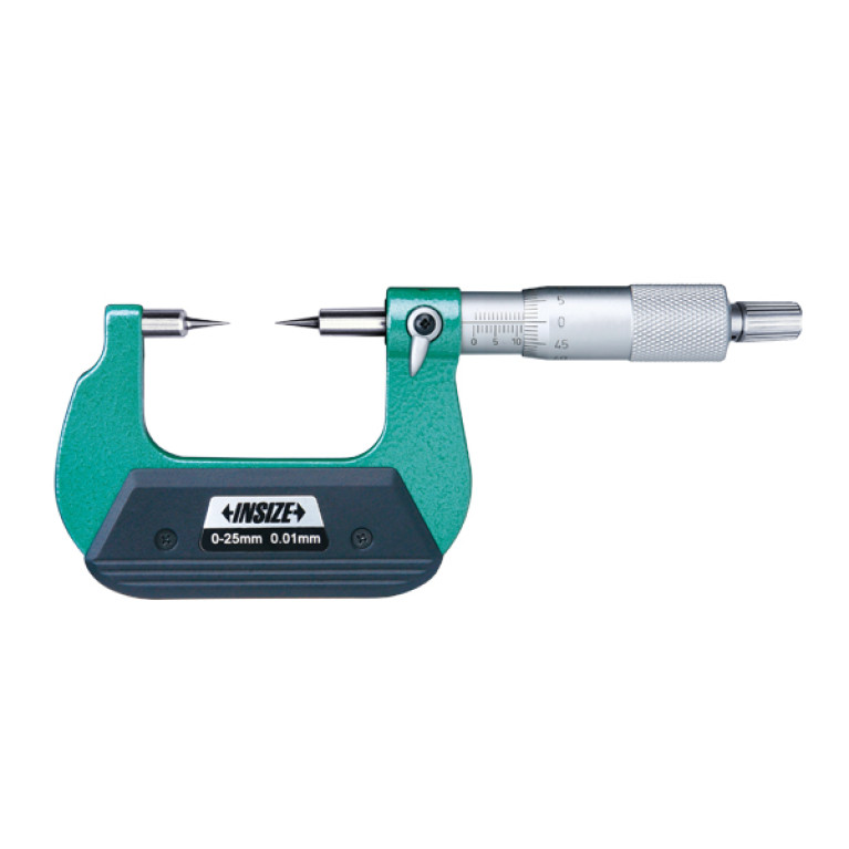 Микрометр с точечным контактом 15° 0-25мм 0.01мм (3230-25BA) INSIZE