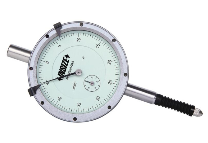 Индикатор часового типа водозащищенный с проушиной 4мм 0.01мм (2324-04A) INSIZE
