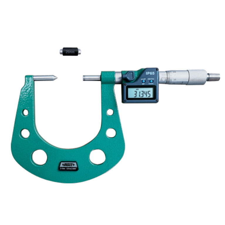 Микрометр цифровой для измерения дисковых тормозов 25-50мм 0.001мм IP54 (3588-50A) INSIZE
