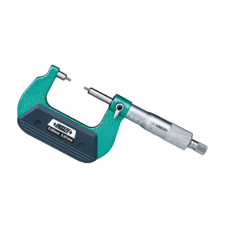 Микрометр со ступенчатыми измерительными поверхностями 150-175мм 0.01мм (3233-175A) INSIZE