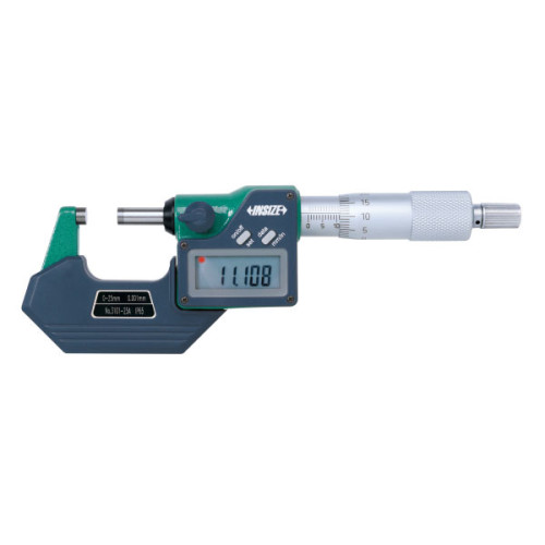 Микрометр цифровой 0-25мм 0.001мм IP65 (3101-25A) INSIZE